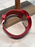 Gucci Sync Quartz Red Dial Red Rubber Strap Unisex Watch with working battery ￼