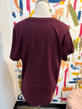 New Polo Ralph Lauren Burgundy Tee, XL
