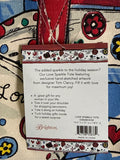 New Brighton Love Sparkle Tote Bag, 15.5"x14.5"