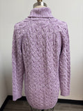 Lands End Purple Drifter Sweater, M