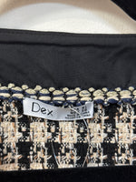 Dex Black Snap Front Jacket, XL