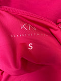 Klassy Network Pink Built in Bra Brami Tank, S