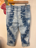J. Jill High Rise Cropped Cuffed 23" Inseam Jeans, 14 Petite