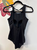 Swimsuits for All Black One Piece Swimsuit, 10