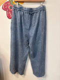 Zenana Blue 23" Inseam Pants, 1X