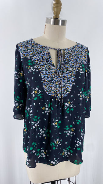 Ann Taylor Navy Top, S