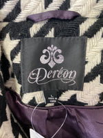 Dereon Black Houndstooth Jacket, L