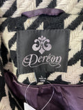 Dereon Black Houndstooth Jacket, L