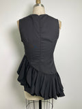 New Gracia Black Asymmetrical Top, M