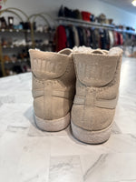 Nike Tan Hi Tops Shoes, 6.5