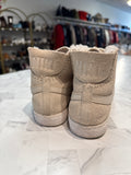 Nike Tan Hi Tops Shoes, 6.5