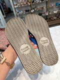 Free Waters Black Flip Flops, 8