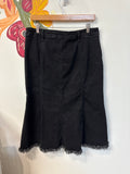 Cato Black Denim Skirt, 12