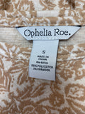 Ophelia Roe Tan Print Top, S