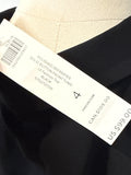 New Chico's Black Button Front Tunic Top, 20/22