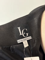 Lena Gabrielle Black Open Front Jacket, 6