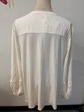 New Ann Taylor White/Cream Top, XXL