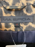 Via Spiga Animal Print Jacket, XS