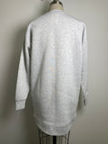 Derek Heart Gray Long Sweatshirt, S