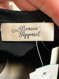 New Beacon Apparel Black Stitch Fix Fayez Tulip Sleeve Top, M