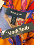 New Modcloth Print Top, M