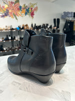 Ecco Black Leather Ankle Boots, 41 (10)