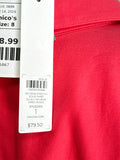 New Retail $79 Chico's Dried Roses No Iron Top, 8
