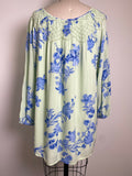 New Talbots 2pc Green Top + Scarf, 2X