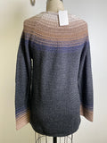 J. Jill Brown/Black Sweater, S