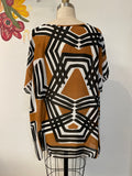 Coldwater Creek Brown Semi Sheer Top, 2X