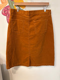 St. John's Bay Brown Corduroy Skirt, 16