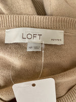 Loft Tan Cardigan, M Petite