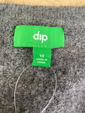 Dip Black Sweater, 1X