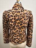 Boston Proper Denim Animal Print Jacket, M