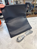 Gigi New York Blue Foldover Clutch/Crossbody Bag, 10.5"x7"