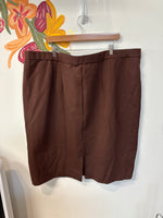 Eloquii Brown Skirt, 28