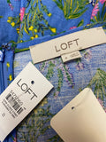 New Loft Blue Floral Dress, 8
