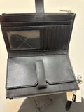 Michael Kors Black Wallet Wristlet, 7"x4"