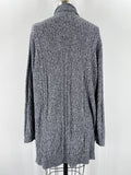 St. John's Bay Gray/Black Cardigan, XXL