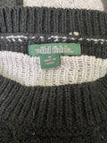 Wild Fable Black/Gray Sweater, M