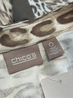 Chico's Animal Print Vest, S