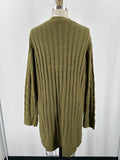 Green Cardigan, XL