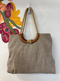 Michael Kors Canvas with Leather Trim Shoulder Bag, 16"x13"