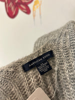 American Eagle Gray Cardigan, One Size