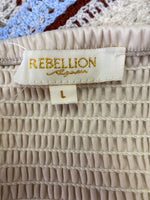 Rebellion Crochet Top, L