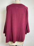 Dressbarn Burgundy Sweater, 3X