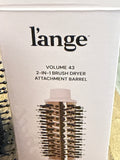 L'ange Volume 43 2-in-1 Brush Dryer Attachment Barrel