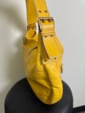 Marc Jacobs Yellow Leather Shoulder Bag, 14"x12"