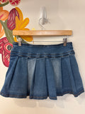 New Le Lis Denim Skort Skirt, M