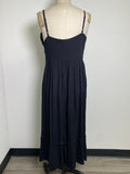 New Hint of Blush Black Dress, XL